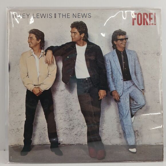 Huey Lewis and the News Fore! 1986 Vinyl Record Album LP Chrysalis OV-41534 - Picture 1 of 8